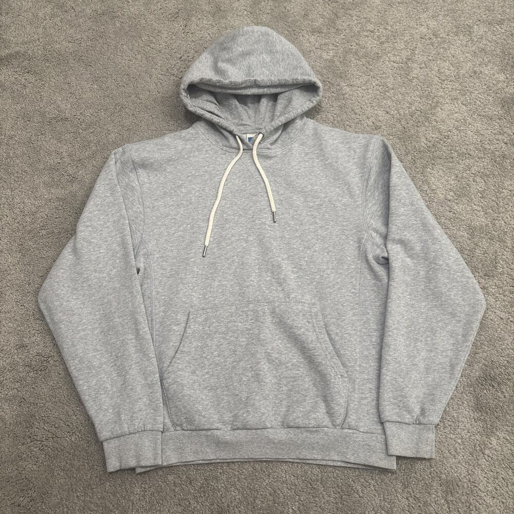 Vintage Russell Athletic Hoodie Sweatshirt Size Small Gray Pullover